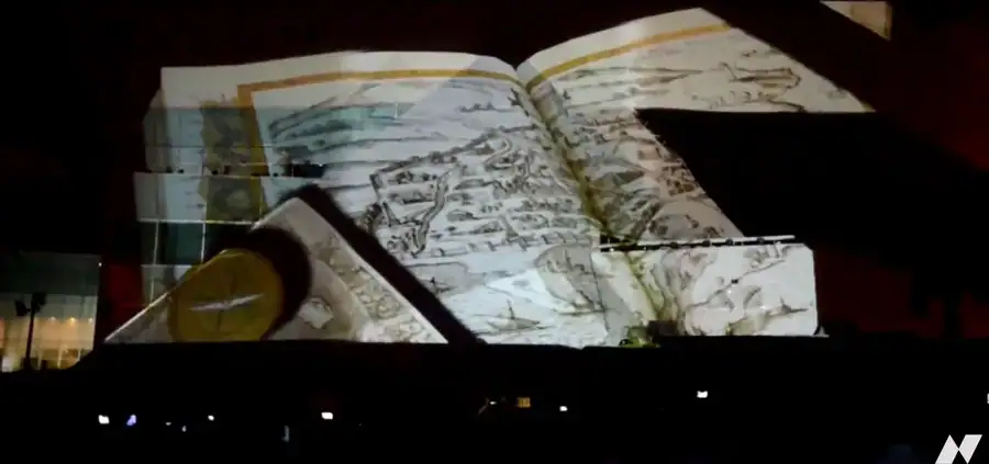Bibliotheca Alexandrina · 3D mapping · Content