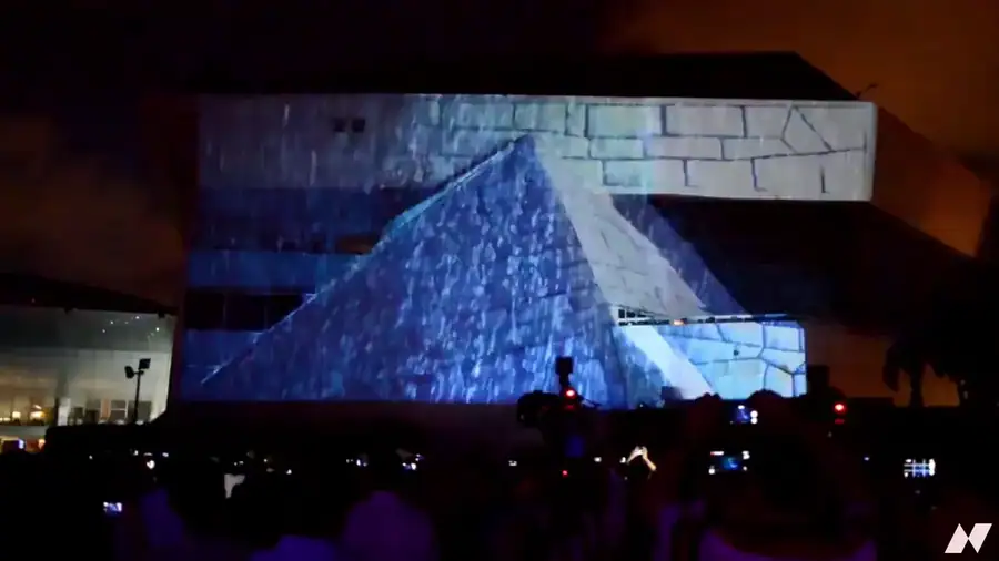 Bibliotheca Alexandrina · 3D mapping · The project · live