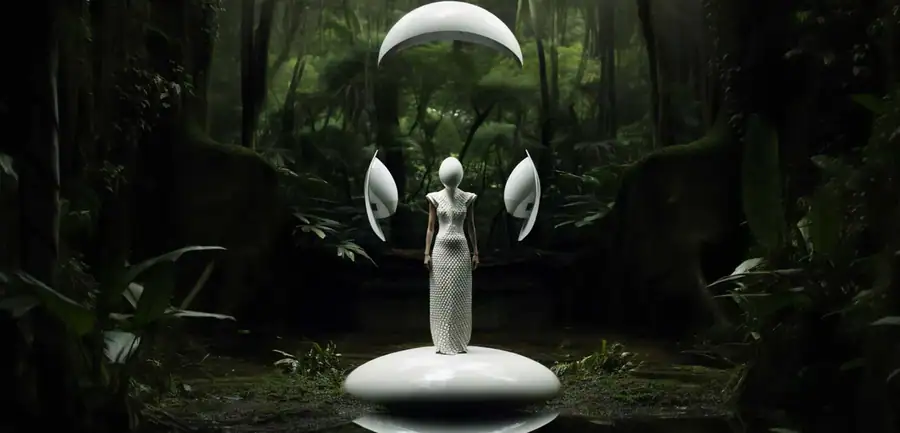 Inhabitants of DREAMIA: white figures in the forest