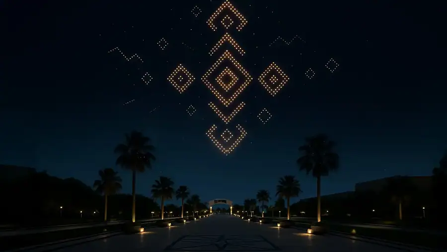 Qatar Tourism Awards · drone show · Formations