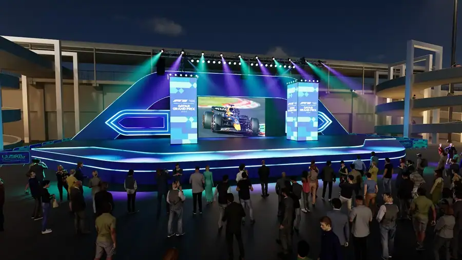 Formula 1 Qatar Grand Prix · fan zone · Concept renders