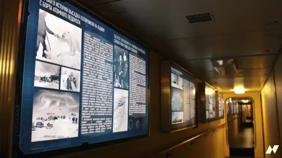 Icebreaker · Arctic exhibition — film still