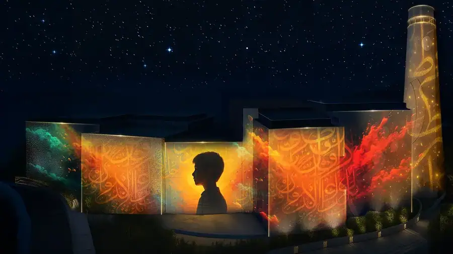 Lawh Wa Qalam · museum opening mapping · Storyboard