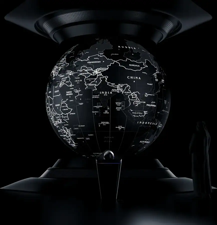 Luminous Galaxy · interactive space exhibit · Exhibit