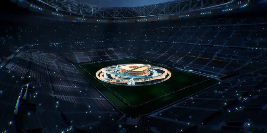 Lusail Stadium · pitch projection · Pitch