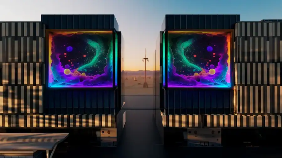 Lusail Boulevard · Ramadan installations · Cubes