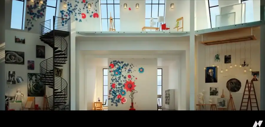 Miss Office · stage scenography · Content