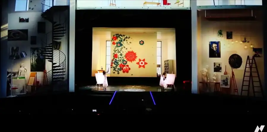 Miss Office · stage scenography · The project · live