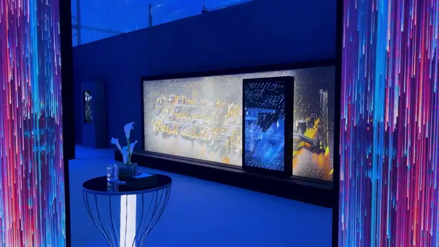 QatarEnergy · six inaugurations · The ceremony · show and installations