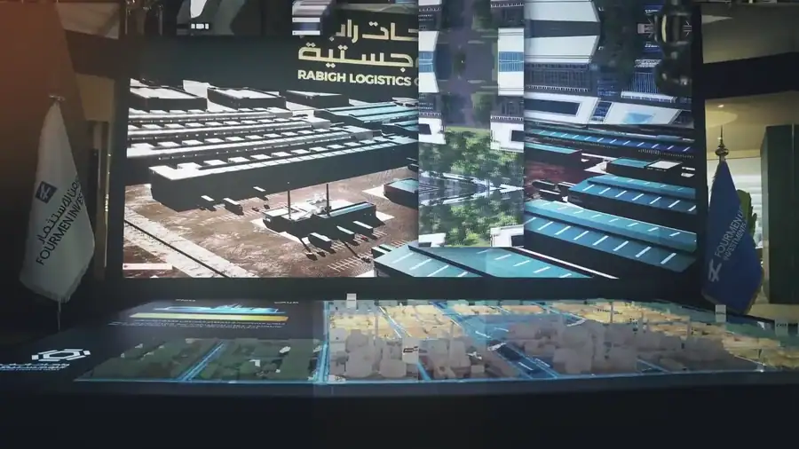 Al Rabigh Logistics Oases · The interactive model
