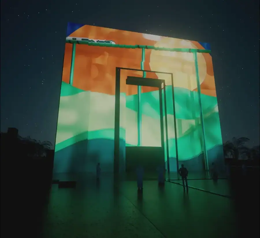 SABIC · gate projection · Previz · the gate
