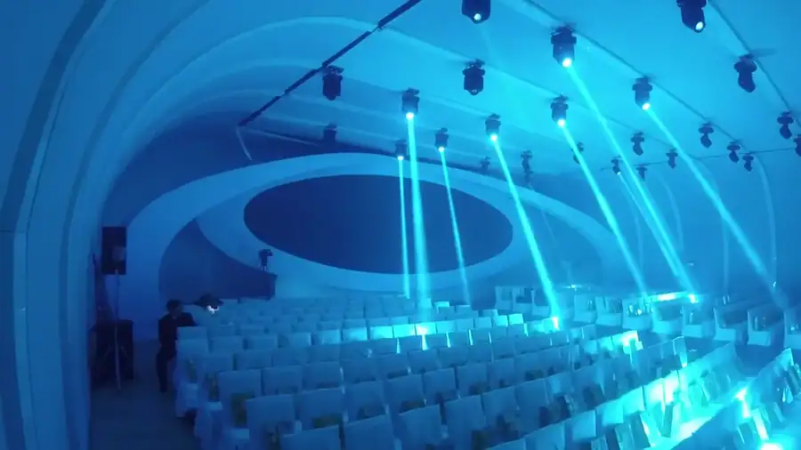 TAPI · immersive hall · The project · live