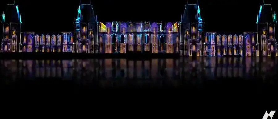 Tsaritsyno palace · mapping concerts — film still